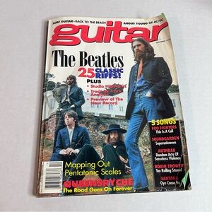 Guitar Magazine Dec 1995 – The Beatles 25 Classic Riffs - Pre-Owned